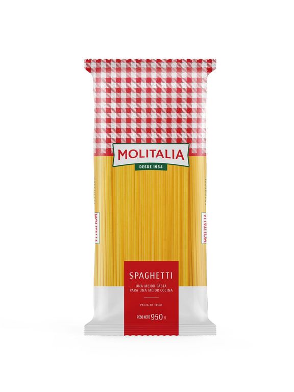 Fideos Spaghetti Molitalia Bolsa 950 g