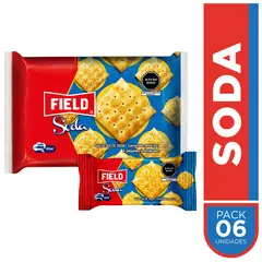 FIELD - Sixpack Galleta Soda 192 g