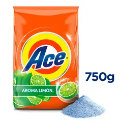 ACE - Detergente Polvo Limón Bolsa 750 g