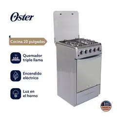 OSTER - Cocina 20 Pulgadas Gris Ospgsc20G4Htss
