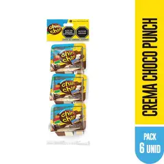 CHIN CHIN - Crema Choco Punch Chin Chin Pack 6 Und
