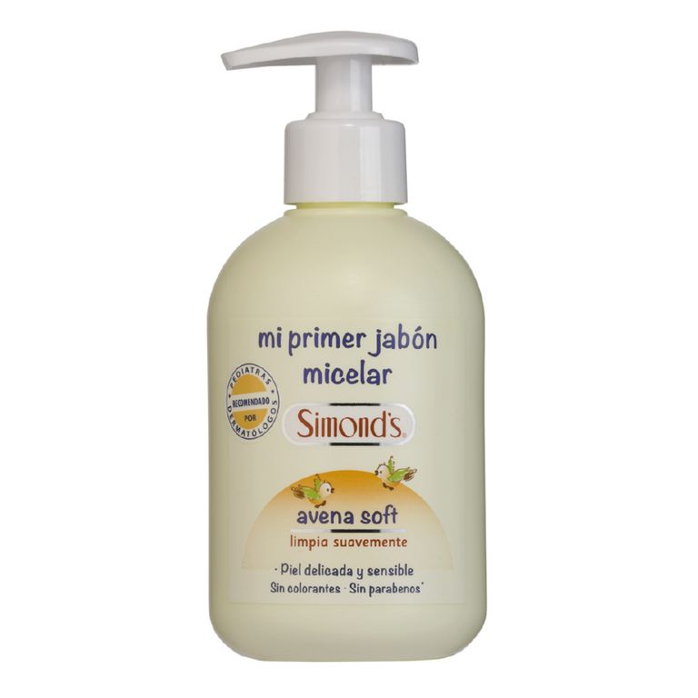 Jabón Líquido Bebé Simonds Avena Envase 340 mL