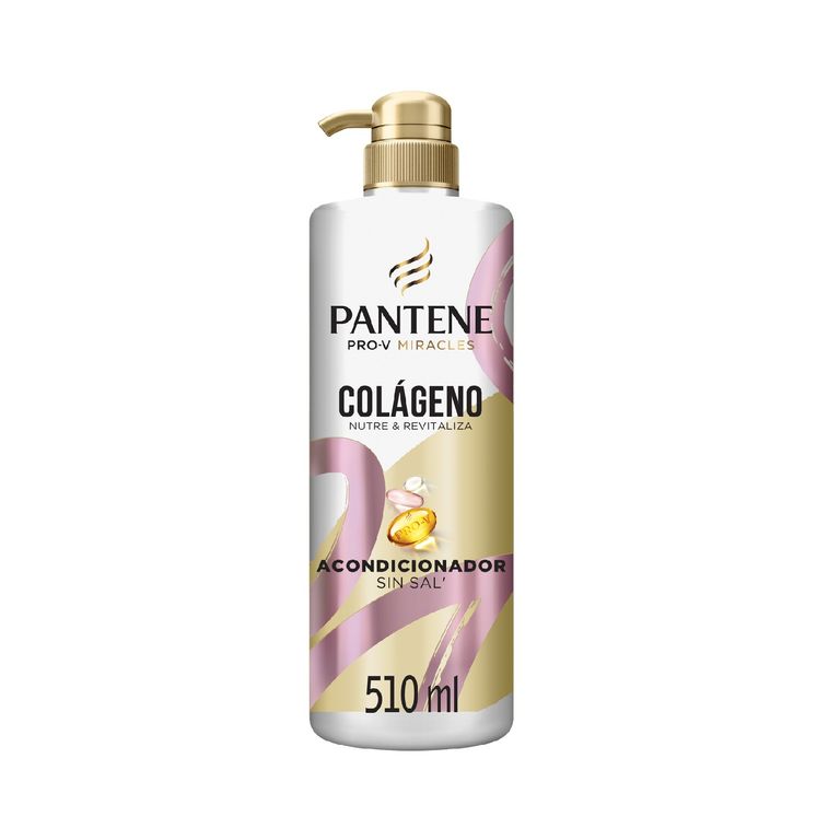 Acondicionador Pantene Miracles Colágeno Botella 510 mL
