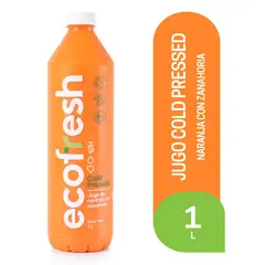 ECOFRESH - Jugo Cold Pressed Naranja Y Zanahoria