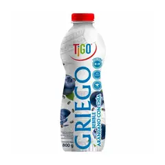 TIGO - Yogurt Griego Bebible Tigo Arándano con Chía Botella 800 g