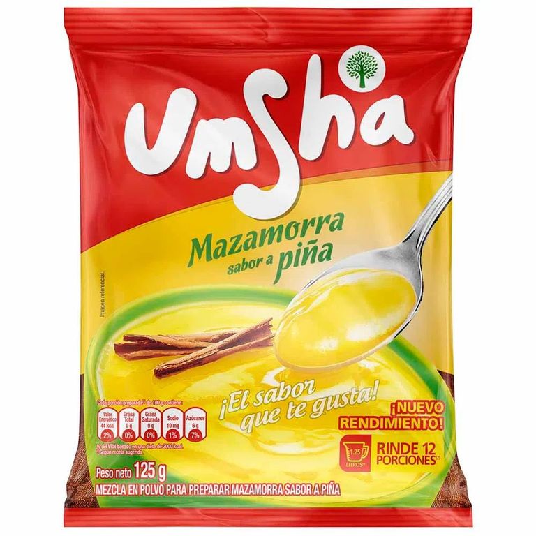 Mazamorra Umsha Sabor Piña Bolsa 125 g
