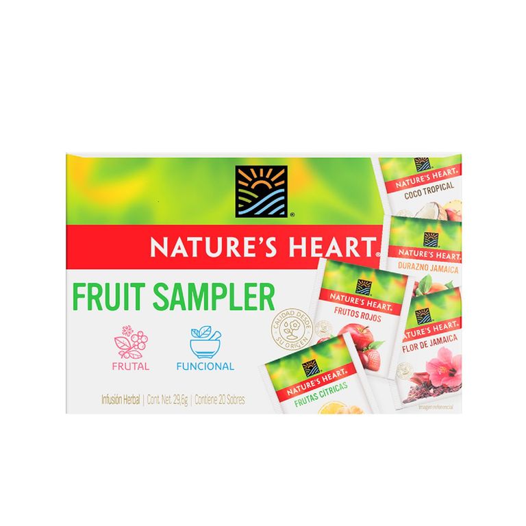 Infusión Natures Heart Fruit Sampler Caja 20 Sobres