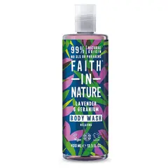 FAITH IN NATURE - Gel Corporal Lavanda Geranio Envase 400 mL