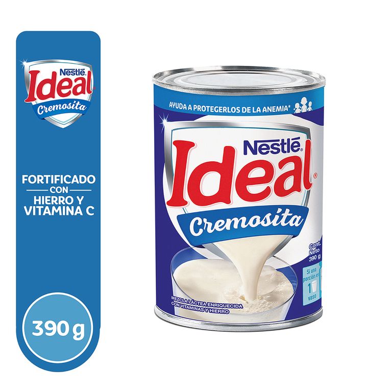 Mezcla Láctea Ideal Cremosita Lata 390 g