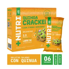 NUTRI CO - Quinua Crackers Finas Hierbas Caja 180 g