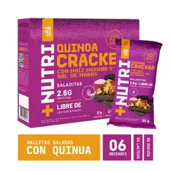 NUTRI CO - Quinua Crackers Maíz Morado 180 g