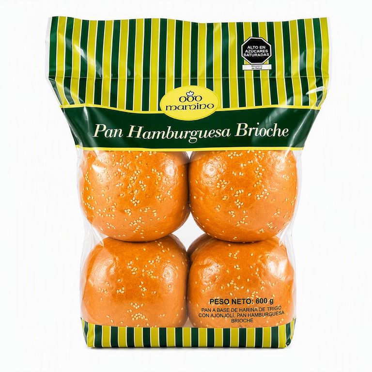 Pan Hamburguesa Brioche Don Mamino Bolsa 600 g