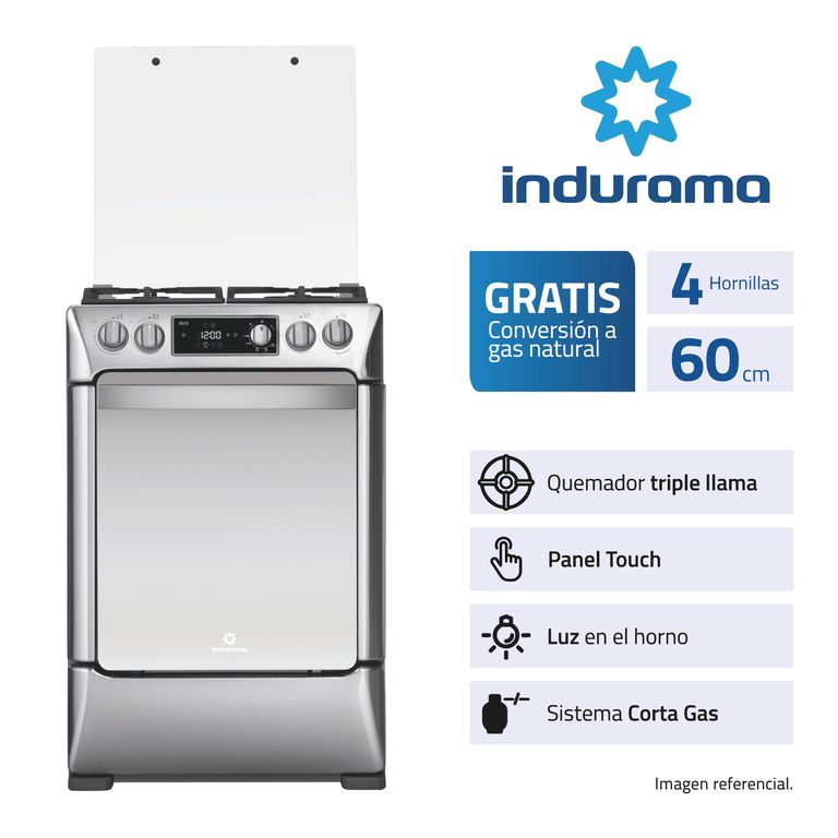 Cocina 24 Pulgadas 4 Hornillas Triple Llama Dual Ibiza Croma
