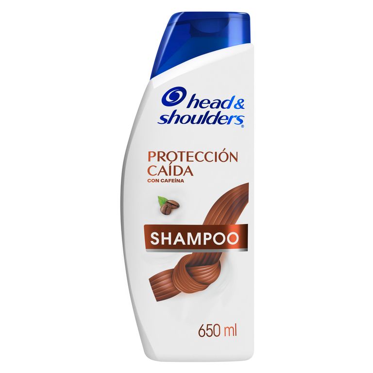 Shampoo Head & Shoulders Protección Caída Cafeína Botella 650 mL