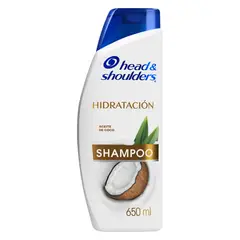 HEAD SHOULDERS - Shampoo Head & Shoulders Hidratación Aceite de Coco Botella 650 mL