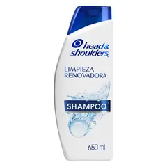 HEAD SHOULDERS - Shampoo Head Shoulders Limpieza Renovadora Botella 650 mL