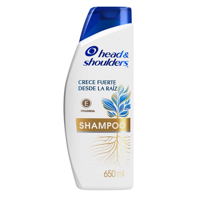 Shampoo Head & Shoulders Crece Fuerte Desde la Raíz Botella 650 mL
