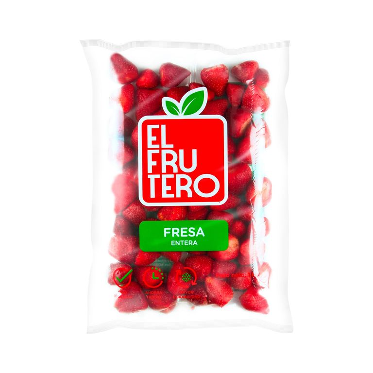 Fresa Entera Congelada El Frutero Bolsa 1 Kg