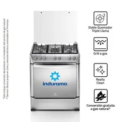 INDURAMA - Cocina 30 5H Grill Timer 2 Triple Llama