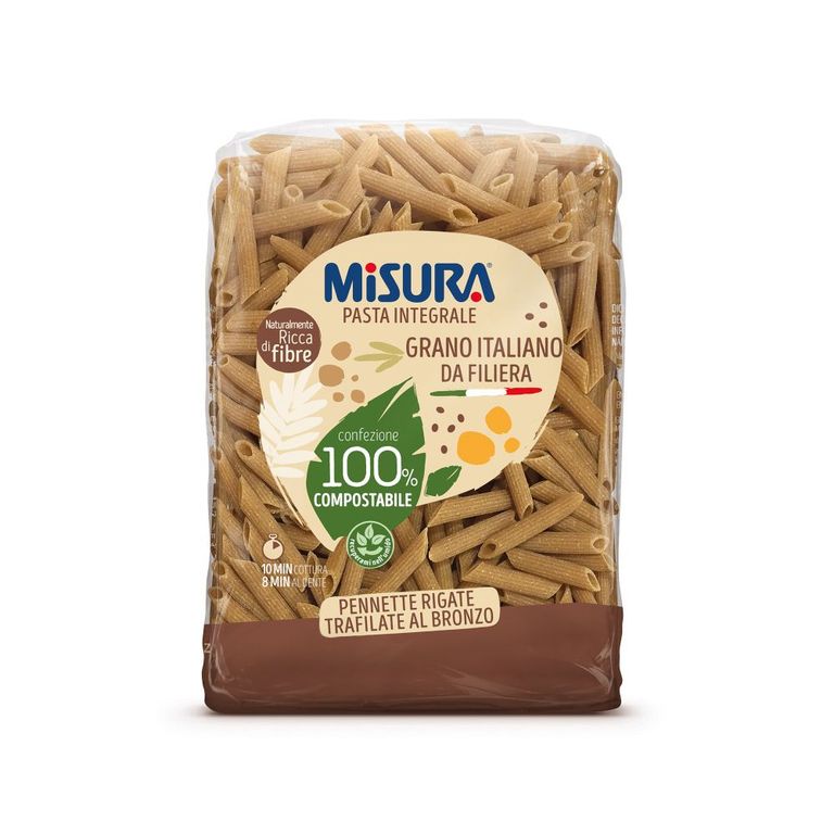Pasta Pennette Integral Misura Empaque 500 g