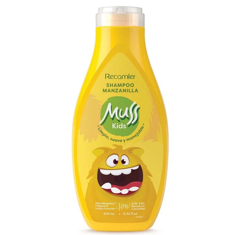 Shampoo Muss Kids Manzanilla Envase 400 mL