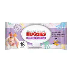 HUGGIES - Toallas Húmedas Manitos y Carita Huggies Empaque 48 Und