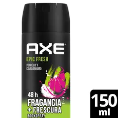 AXE - Desodorante Corporal Epic Fresh 48H Pomelo Cardamomo 150 mL