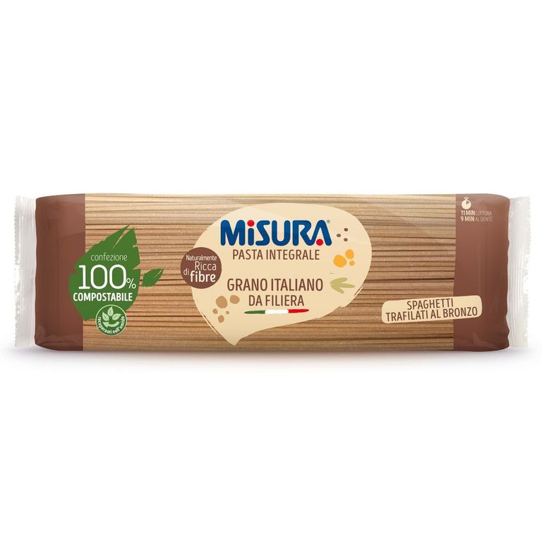 Fideo Integral Spaghetti Misura Empaque 500 g