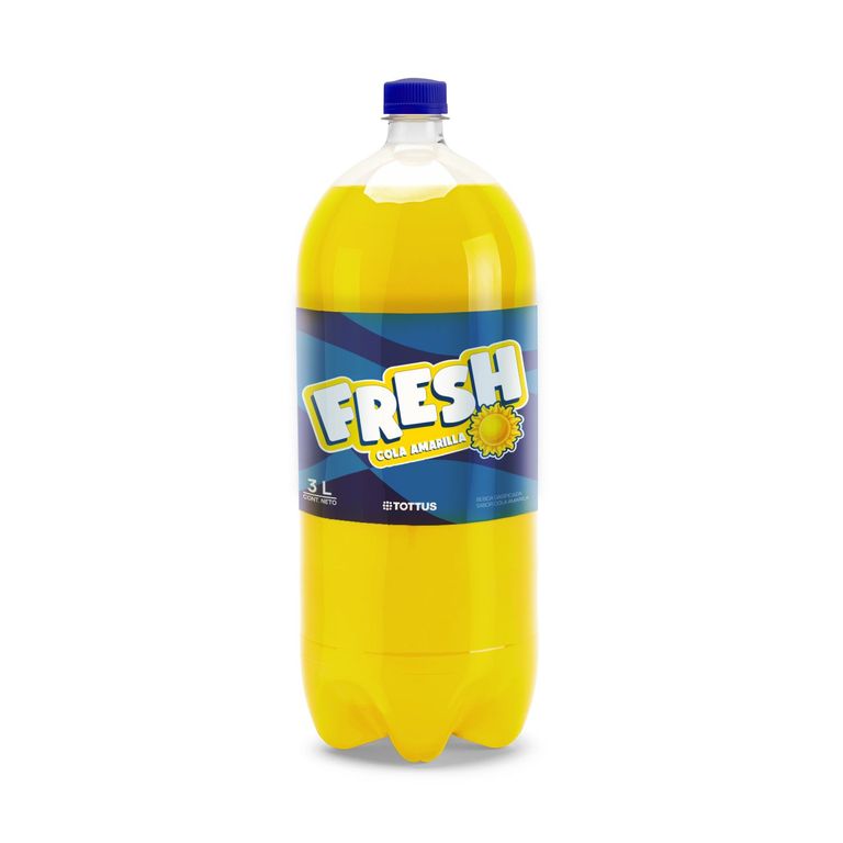 Gaseosa Fresh Cola Amarilla Botella 3 L