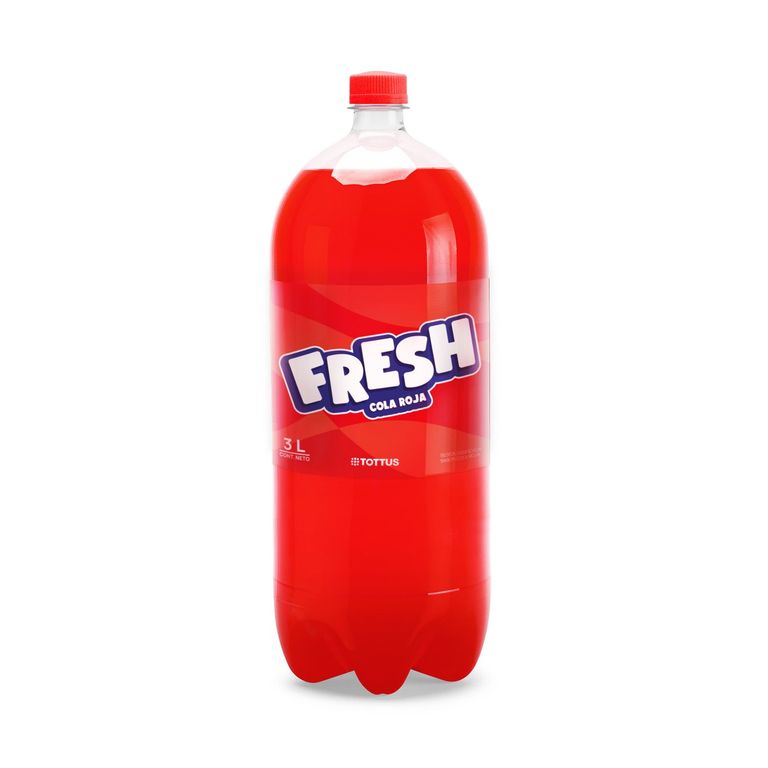 Gaseosa Fresh Cola Roja Botella 3 L