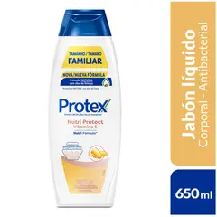 PROTEX - Jabón Líquido Cuerpo Vitamina E Envase 650 mL