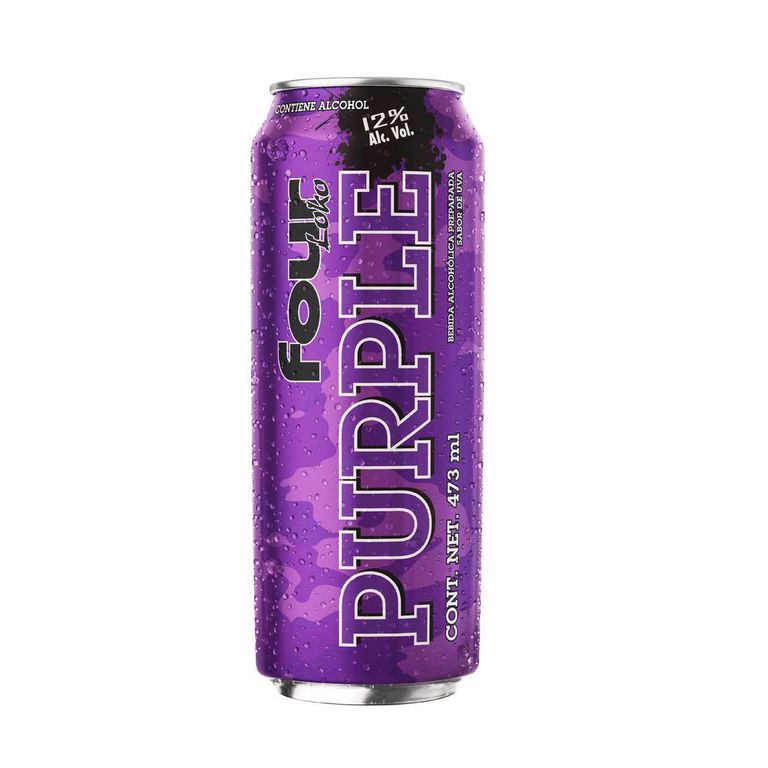 Bebida Alcohólica Four Loko Purple Lata 473 mL