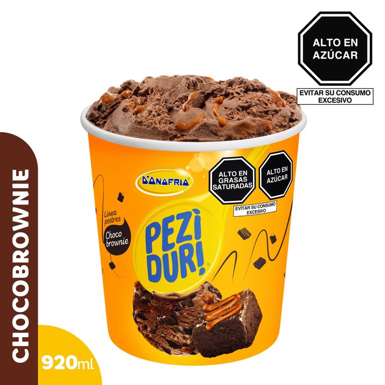 Helado Donofrio Peziduri Chocobrownie Pote 920 mL