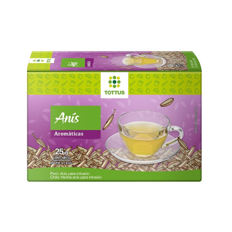 Anís Tottus Caja 25 Sobres