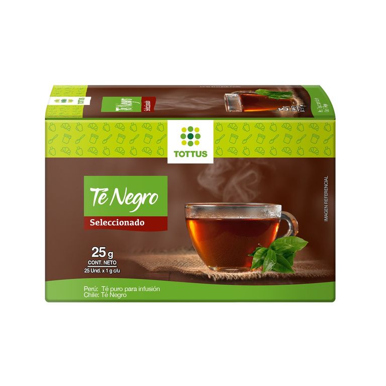 Té Puro Tottus Caja 25 Sobres