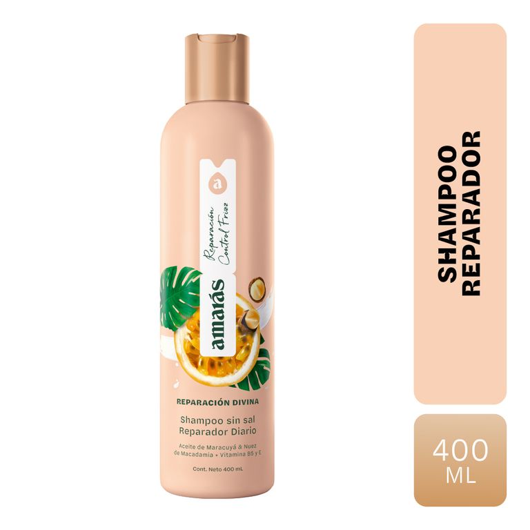 Shampoo Amarás Reparación Divina Envase 400 mL