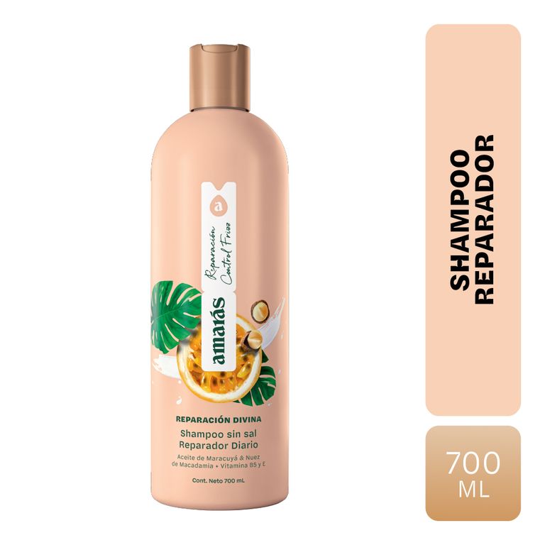 Shampoo Amarás Reparación Divina Envase 700 mL