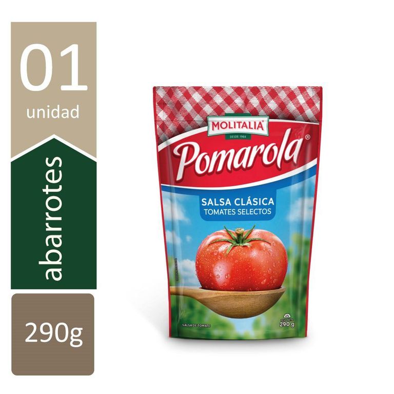 Salsa de Tomate Pomarola Clásica Doypack 290 g