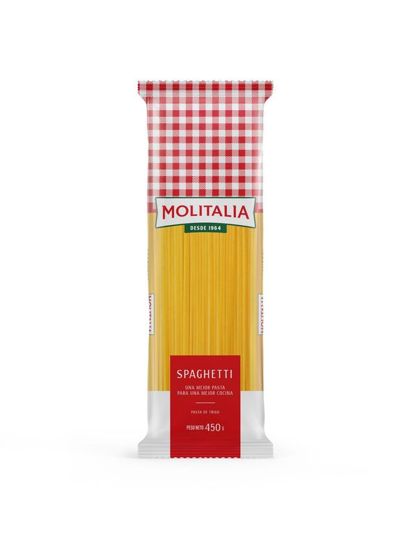 Fideos Spaghetti Molitalia Empaque 450 g