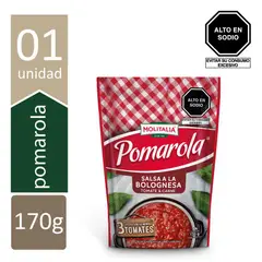 MOLITALIA - Salsa de Tomate Pomarola BoloGNesa con Carne de 170 g