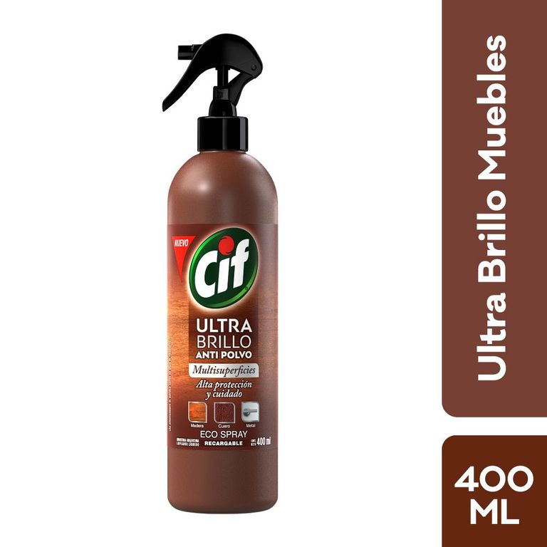 Limpiador Cif Ultra Brillo Multisuperficies Envase 400 mL