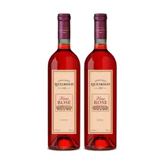 SANTIAGO QUEIROLO - Vino Rosé Semi Seco Pack 2 Und Botellas 750 mL