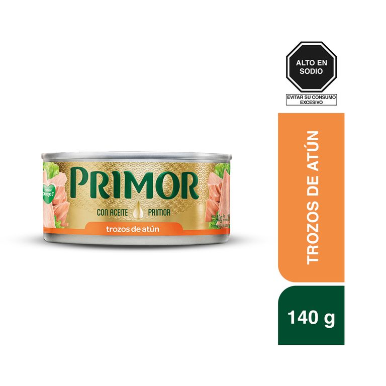 Trozos de Atún en Aceite Primor Lata 140 g