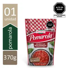 MOLITALIA - Salsa Tomate Pomarola BoloGNesa Carne Verde 370g