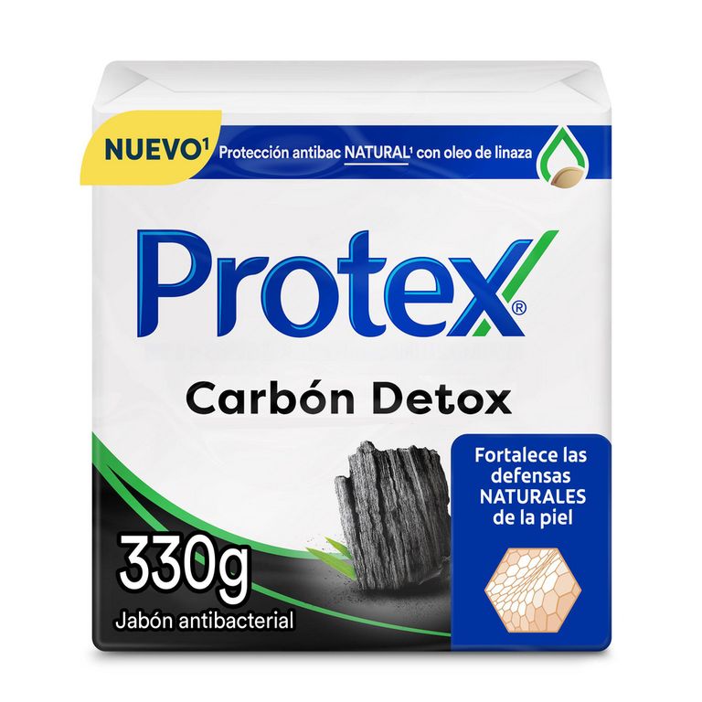 Jabón en Barra Protex Carbon Detox Empaque 3 Und 110 g