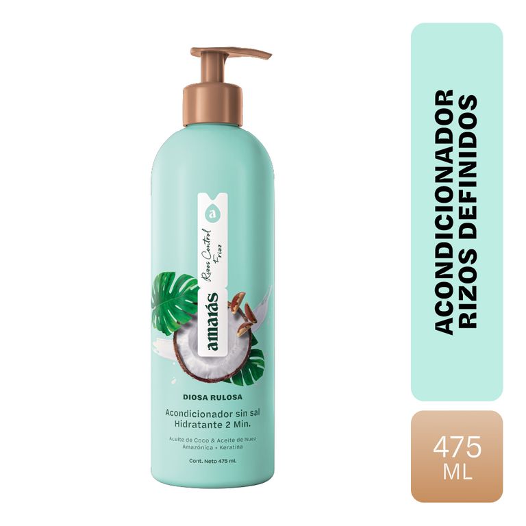 Acondicionador Amarás Diosa Rulosa Envase 475 mL