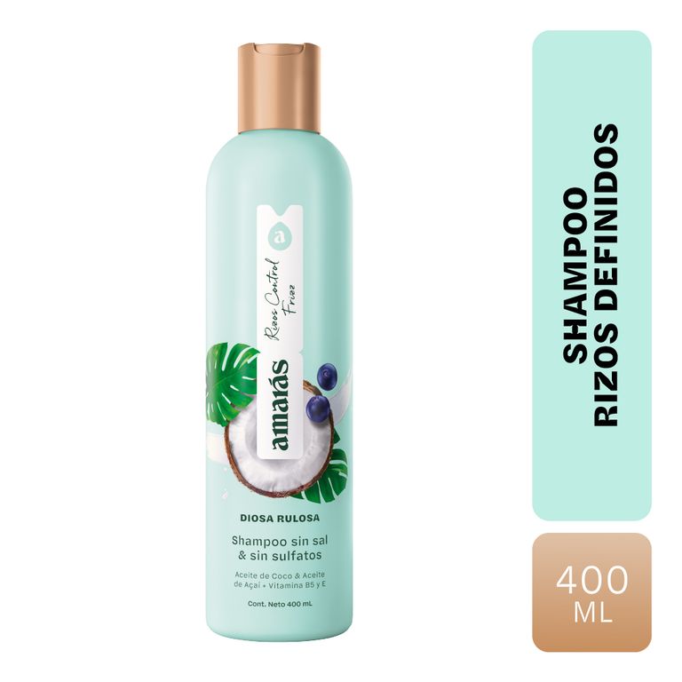 Shampoo Amarás Diosa Rulosa Envase 400 mL