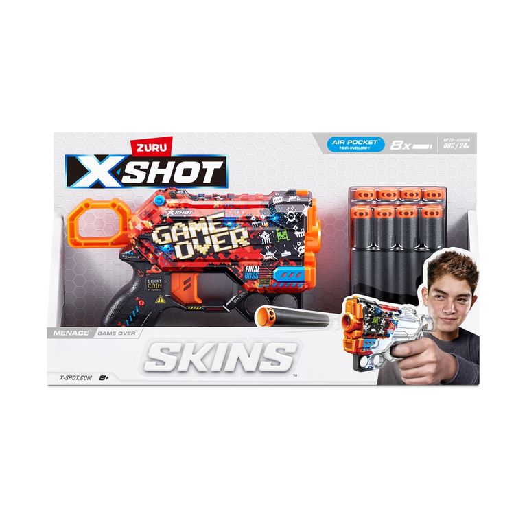 Lanza Dardos Skins Menace X-Shot