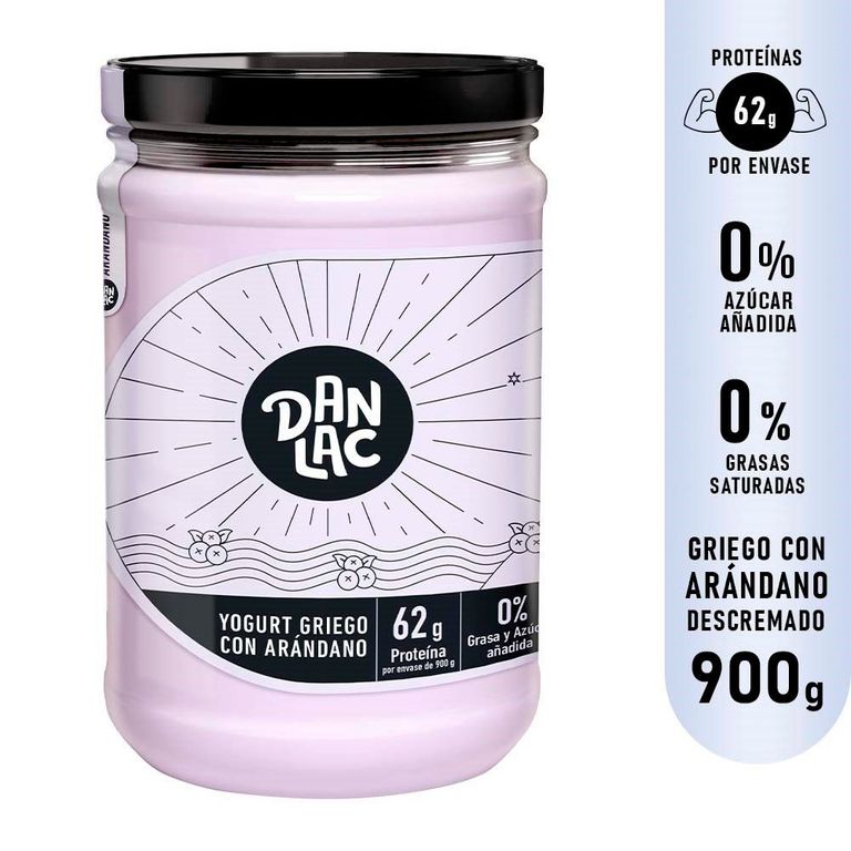 Yogurt Danlac Descremado Arándano Botella 900 g