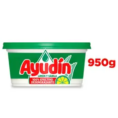 AYUDIN - Lavavajilla Pasta Ayudín Limón Sábila Envase 950 g
